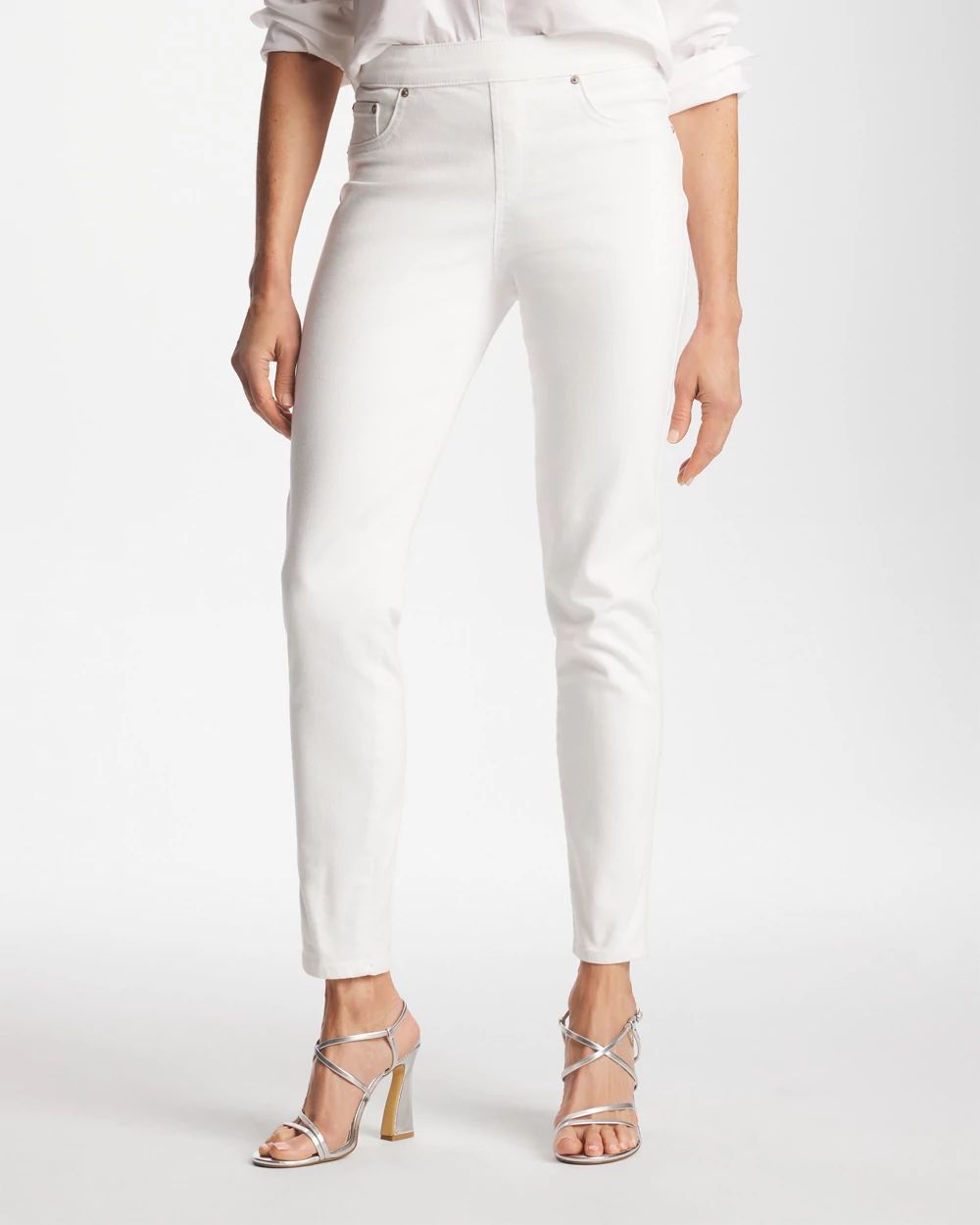 No Stain Pull-On Ankle Jeggings