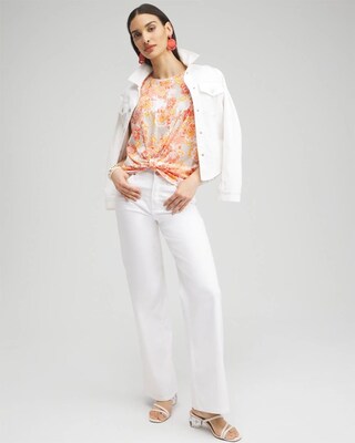Floral Knot Front Tee click to view larger image.