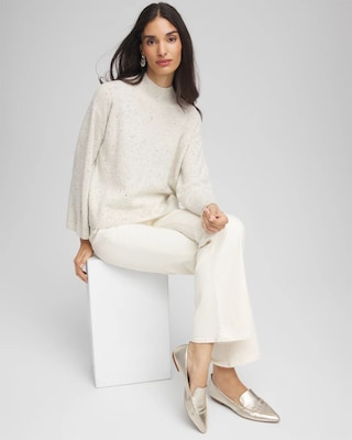 Cashmere Mockneck Sweater click to view larger image.