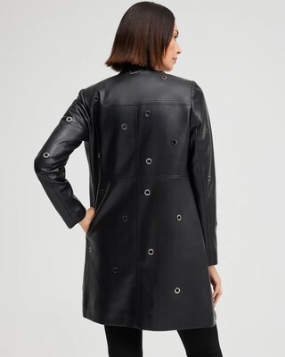 Faux Leather Topper