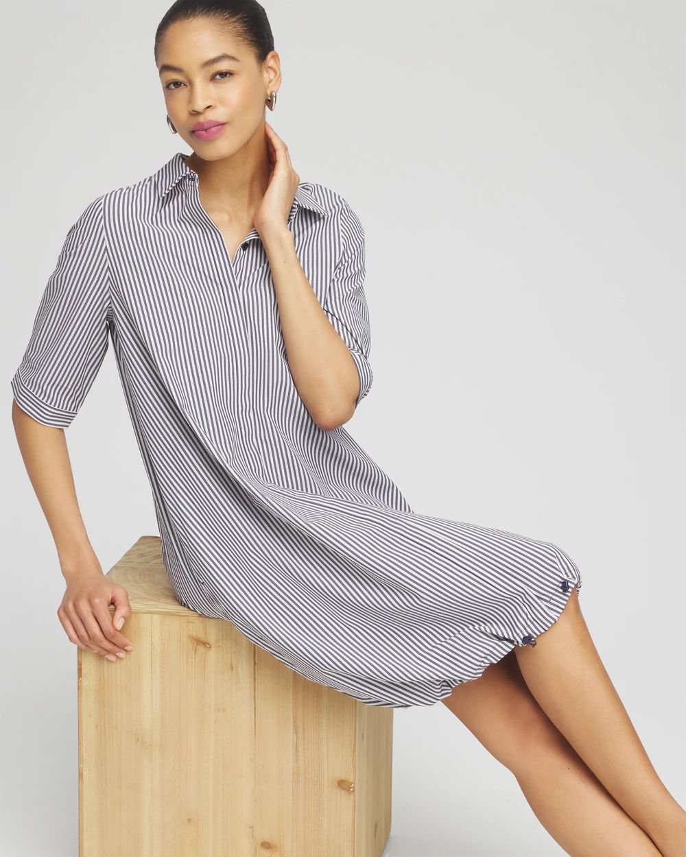 Zenergy® UPF Neema Stripe Bungee Dress