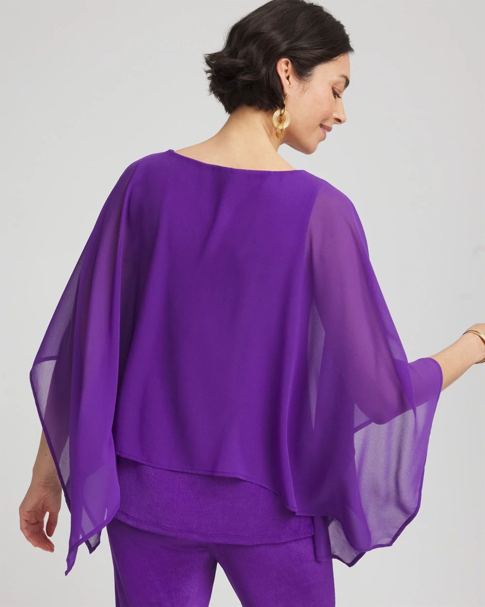 Travelers™ Chiffon Layered Top