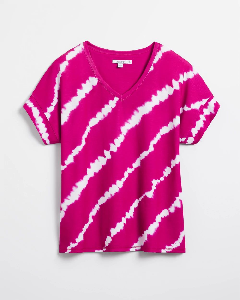 Zenergy® V-neck Tie Dye Tee