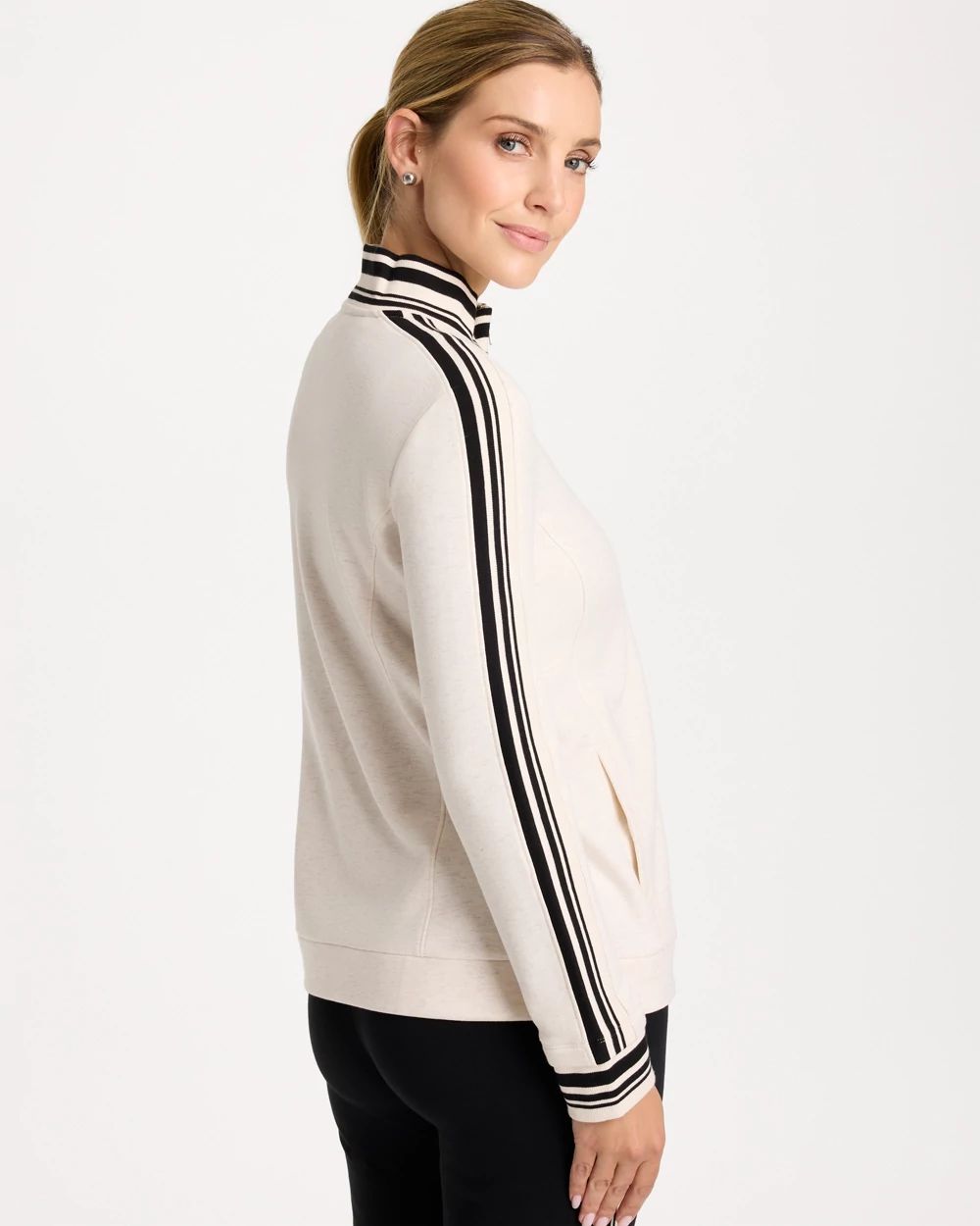 Zenergy® Fleece Mockneck Jacket click to view larger image.