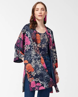 Floral Long Kimono