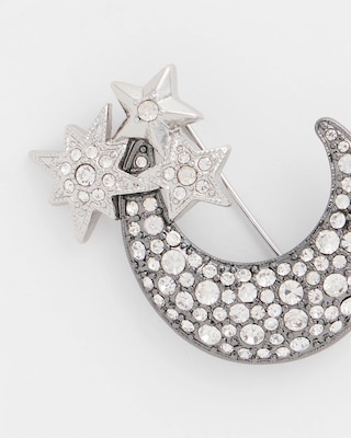 Moon Star Brooch click to view larger image.