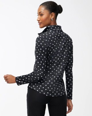 Zenergy UPF Dot Print Long Sleeve Top