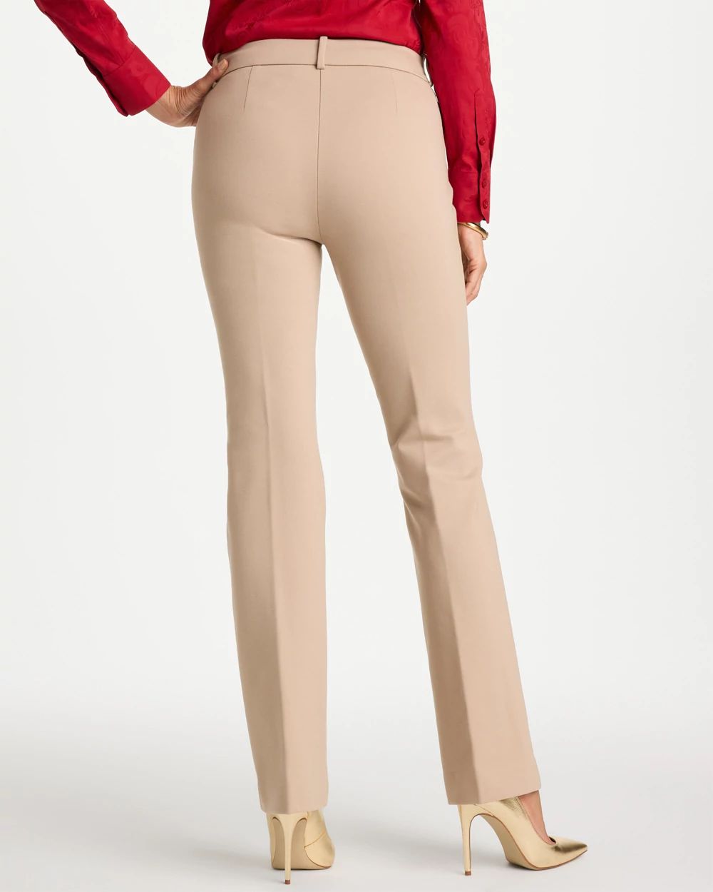 Emme Slim Bootcut Ponte Pants click to view larger image.
