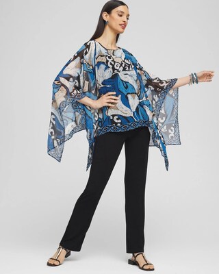 Travelers™ Floral Chiffon Layer Top