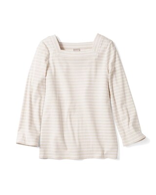Striped Ribbed Top
