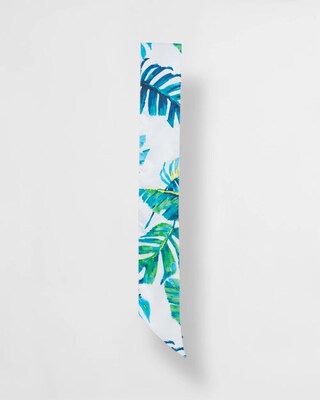 Island Motif Skinny Scarf click to view larger image.