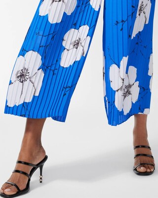 Black Label Pleated Flare Pants