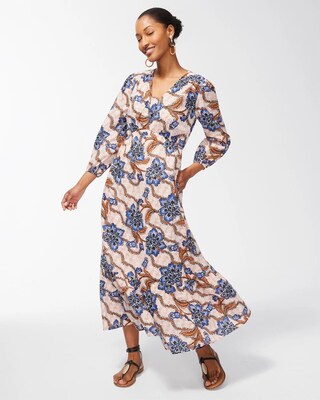 Floral Tiered Maxi Dress
