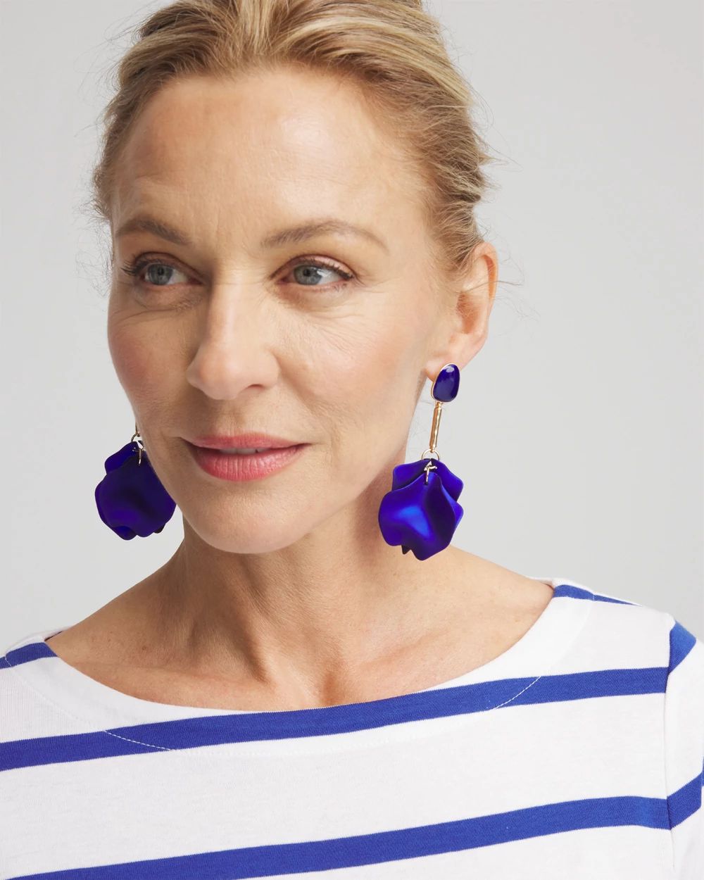 No Droop® Iridescent Petal Earrings