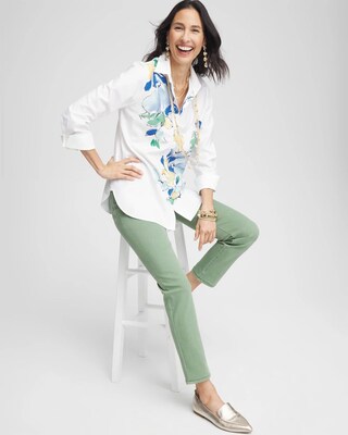 No Iron™ Floral Shirt click to view larger image.