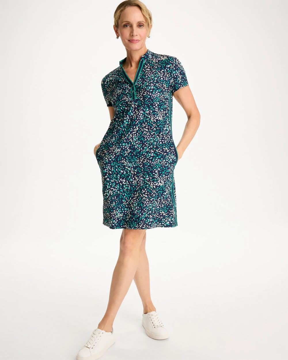 Zenergy® UPF Contrast Trim Dress