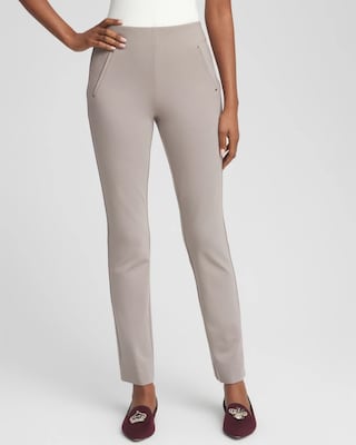 Juliet Slim Trim Detail Ankle Pants