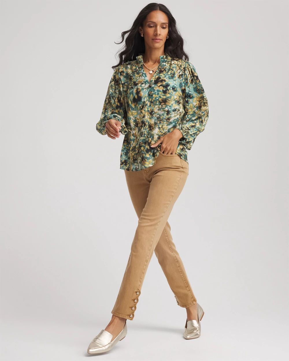 Petite Girlfriend Slim Ankle Jeans