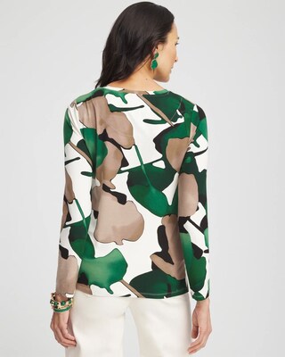 Touch of Cool™ Watercolor Long Sleeve Layering Tee