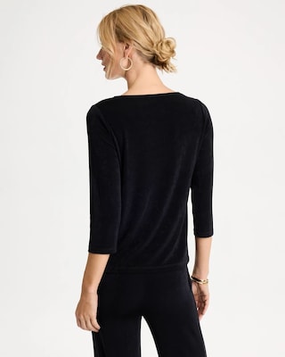 Travelers™ Embellished V-Neck Top click to view larger image.