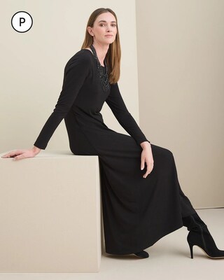 Easy Chic Petite Knit Column Dress