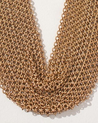 Mesh Chain Scarf Necklace
