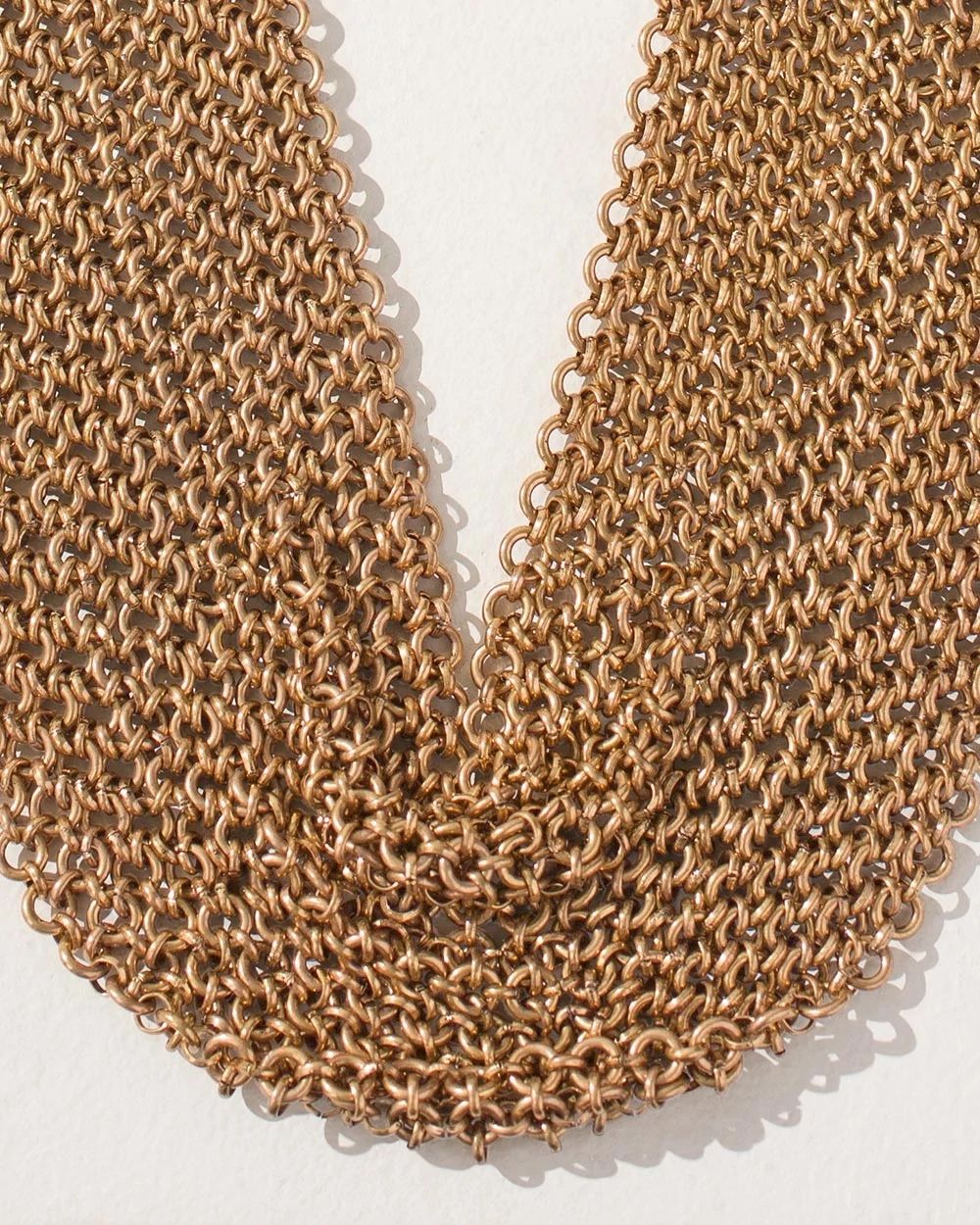 Mesh Chain Scarf Necklace