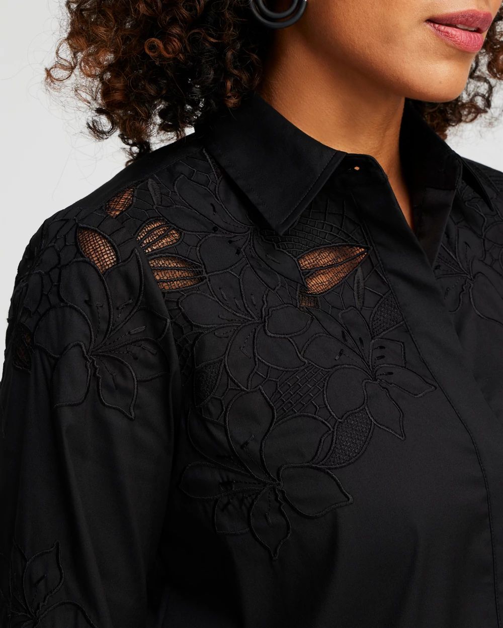 Poplin Lace Tunic