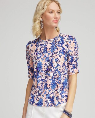 Touch of Cool™ Ruched Sleeve Tee
