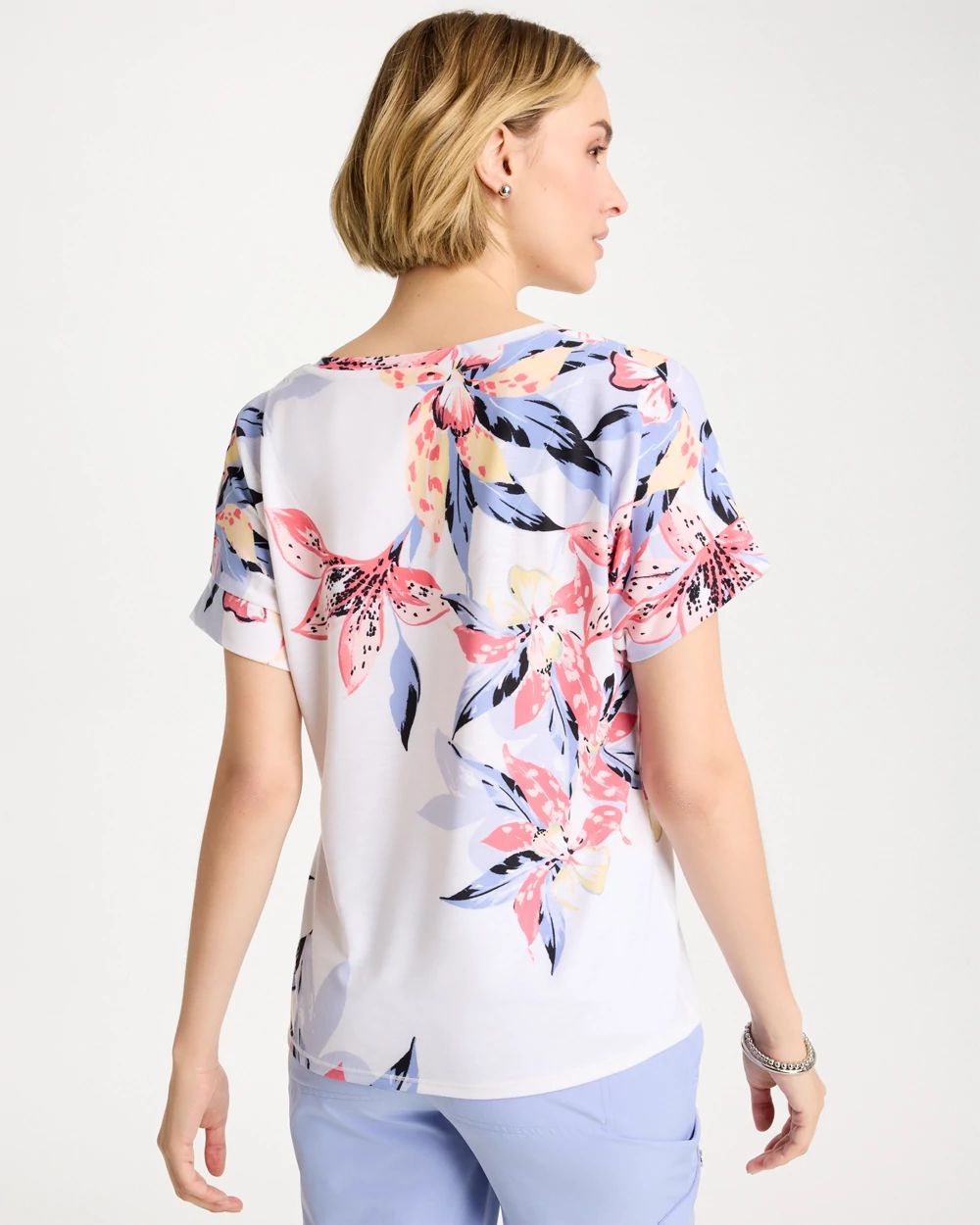 Zenergy® Lily Drop Shoulder Tee