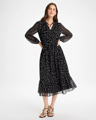 Clip Dot Maxi Dress click to view larger image.
