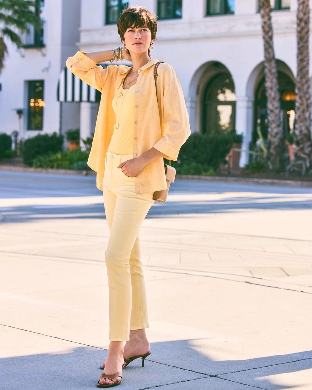 Girlfriend Cropped Jeans