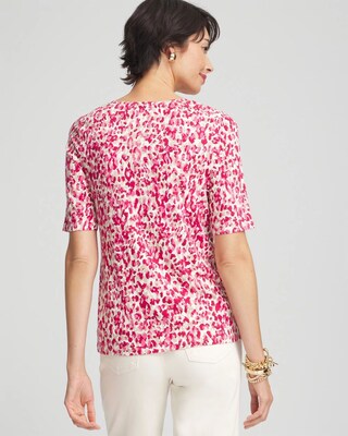 Touch of Cool™ Leopard Short Sleeve Tee