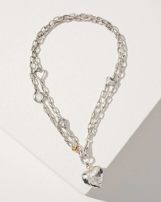 Heart Pendant Convertible Necklace