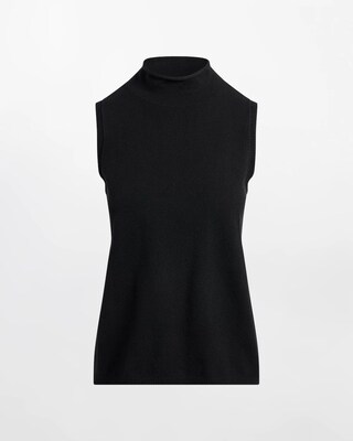 Zenergy Luxe Cashmere Blend Turtleneck Tank