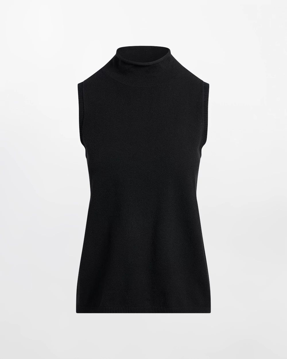 Zenergy Luxe Cashmere Blend Turtleneck Tank