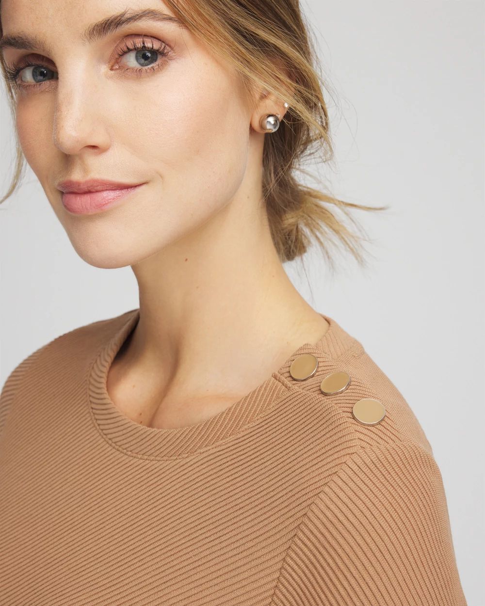 Zenergy® Ottoman Ribbed Tunic click to view larger image.