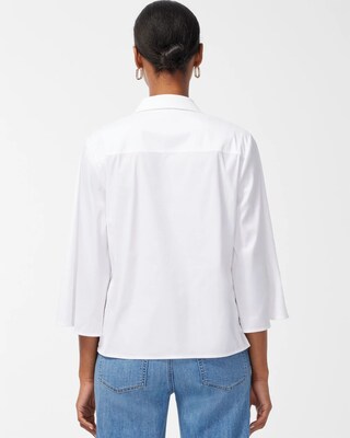 Poplin Cape Sleeve Shirt