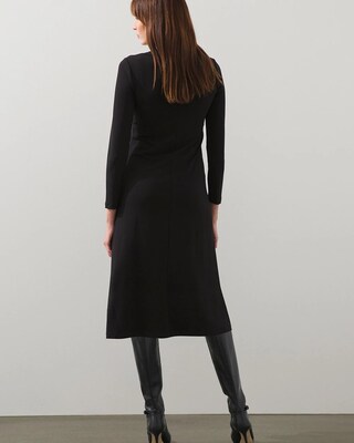 Long Sleeve Column Midi Dress