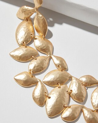 Leaf Bib Necklace