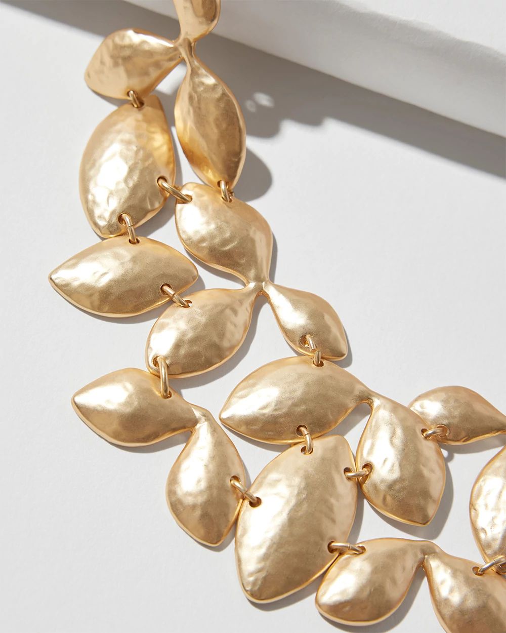 Leaf Bib Necklace