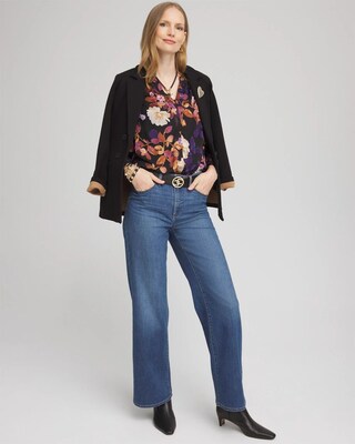 Floral Burnout Blouse click to view larger image.