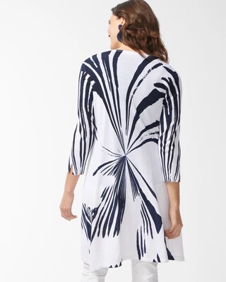 Summer Romance Abstract Maxi Cardigan