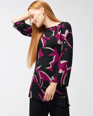 Travelers Leaf Print Tunic