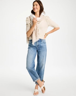 Wear Now Sleeve Detail Pullover Sweater click to view larger image.
