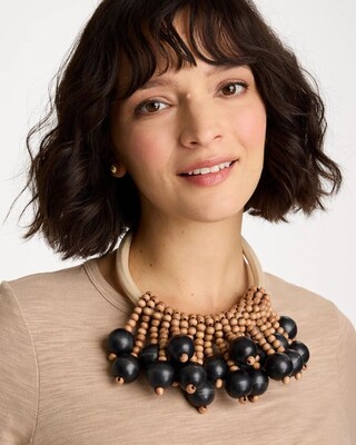 Chico's x Romi Cameo Necklace click to view larger image.