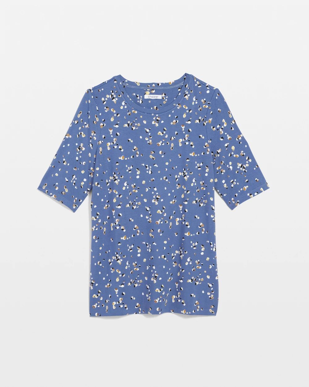 Printed Elbow Sleeve Tee click to view larger image.