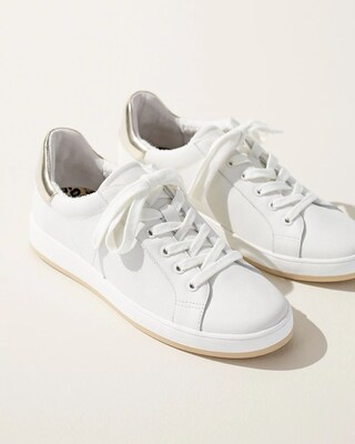 Leather Platform Sneakers