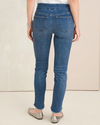 Frayed Hem Pull-On Jegging