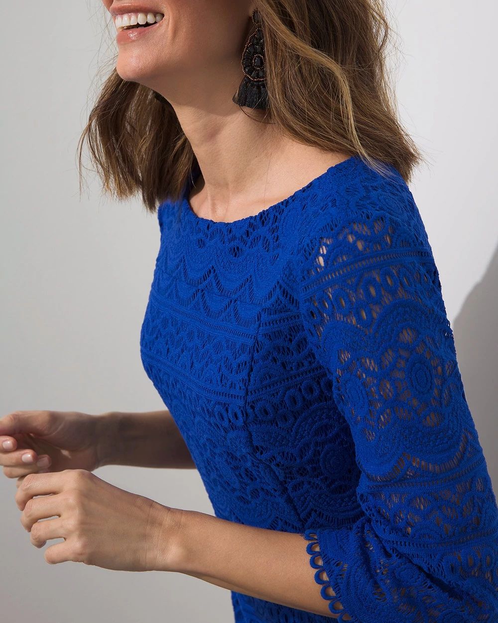 Fit and Flare Lace Dress